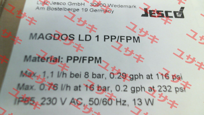 MAGDOS LD 1 PP/FPM (10241016) Jesco