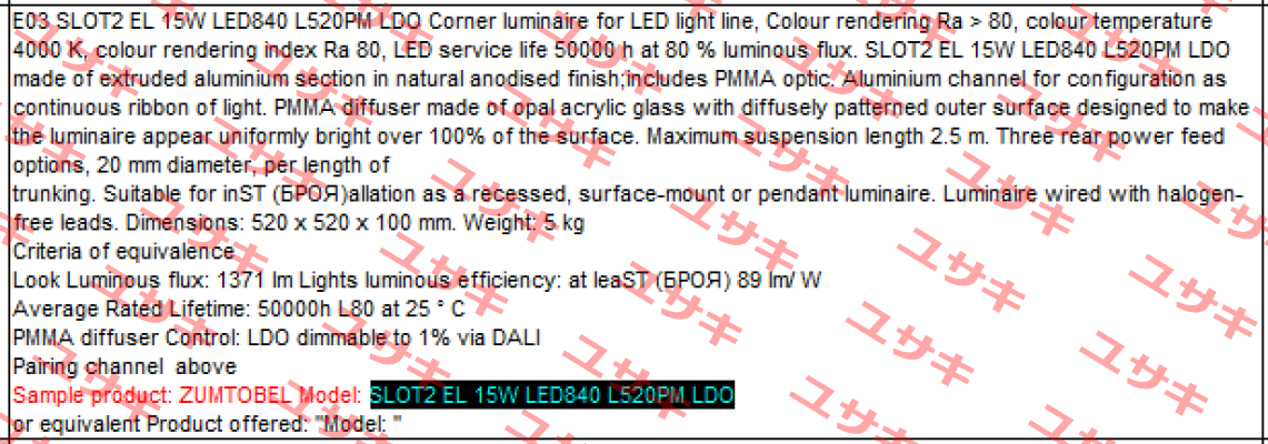 SLOTLIGHT INFINITY luminaire + corner 3  Zumtobel