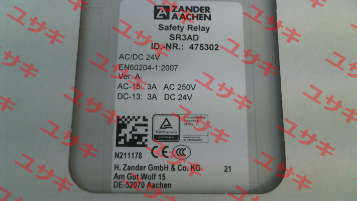 475302 \ SR3AD AC/DC 24V ZANDER AACHEN