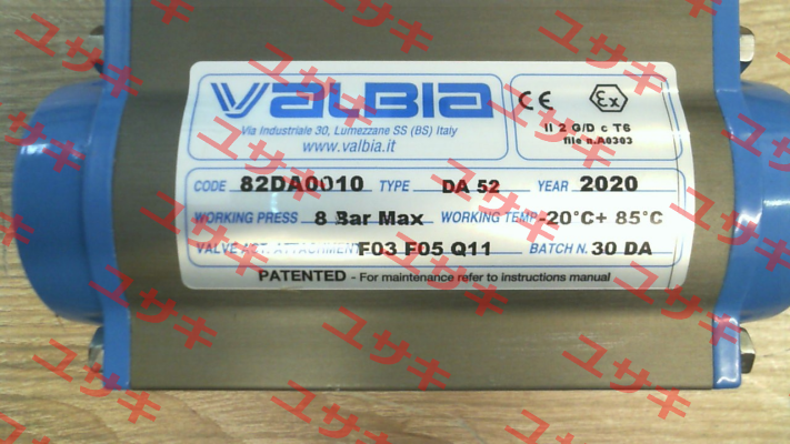 82DA0010 DA52 Valbia