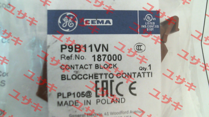 187000 Cema (General Electric)