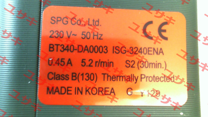 ISG-3240ENA Spg Motor