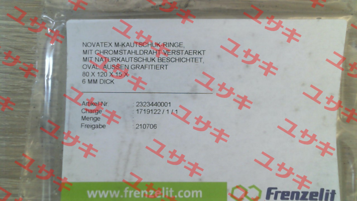 Nr 05 9999 0600 (Novatex 80x120x15x 6mm) Frenzelit