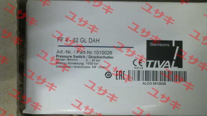 Type: FF4- 32 GL DAH (Art.Nr.1010026) Tival-Sensors