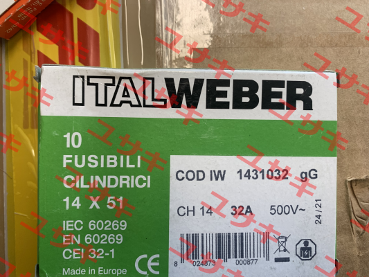 1431032 (pack x10) Italweber