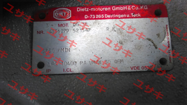 4356279 521547 - obsolete , with no replacement  Dietz-Motoren