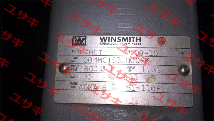 WINS-004MCTS31000EK  Winsmith