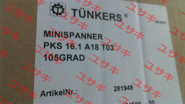 PKS 16.1 A18 T03 Tünkers