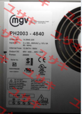 PH2003-4840 MGV