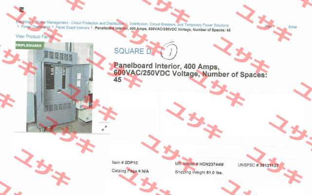 HCN23744M  Square D (Schneider Electric)