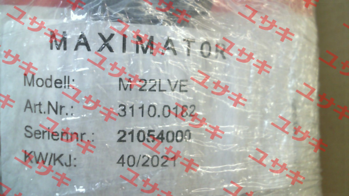 Type M22LVE; 3110.0182 Maximator