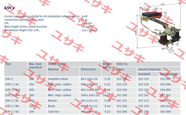 P/n: 0103990/01, Type: SA-GSV2/MI-PEU-A120L40-34 Vahle