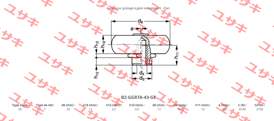 GALET - CPA43-2Z Rollon