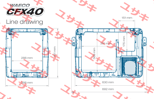 P/N: 9105304048 Type: CFX 40  Waeco