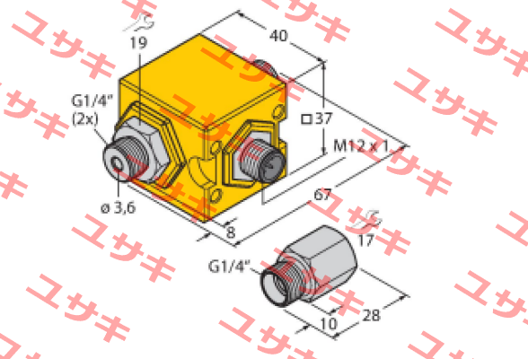 FCIC-G1/4A4P-LIL-H1141/2.0 Turck