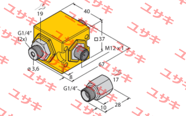 FCIC-G1/4A4P-PL-H1141/2.0 Turck