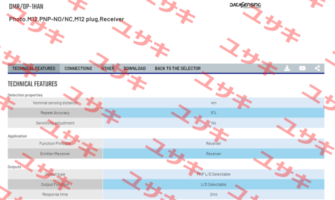 DMR/0P-1HAN Micro Detectors / Diell