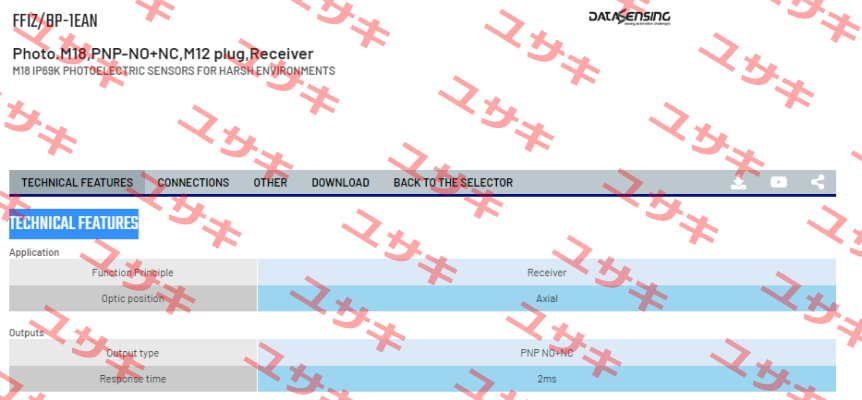 FFIZ/BP-1EAN Micro Detectors / Diell