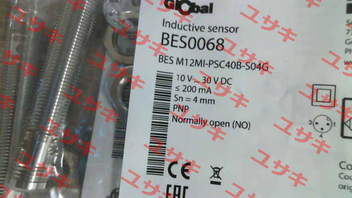 P/N: BES0068, Type: BES M12MI-PSC40B-S04G Balluff