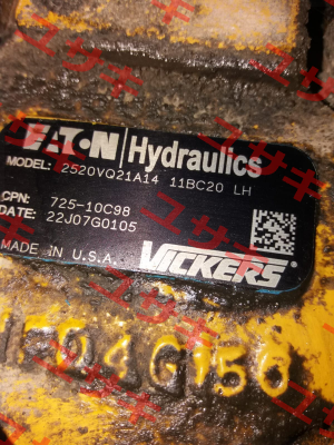 2520VQ21A14 11BC20 LH old code, new code 428649-BCL 2520VQ21A14 11BC20-L Vickers (Eaton)