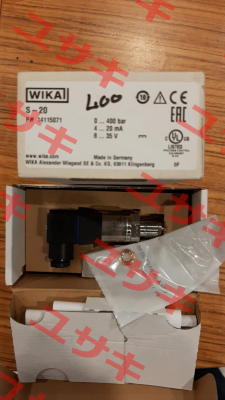 S-20    0....400 bar (Part Number: 1415071) Wika