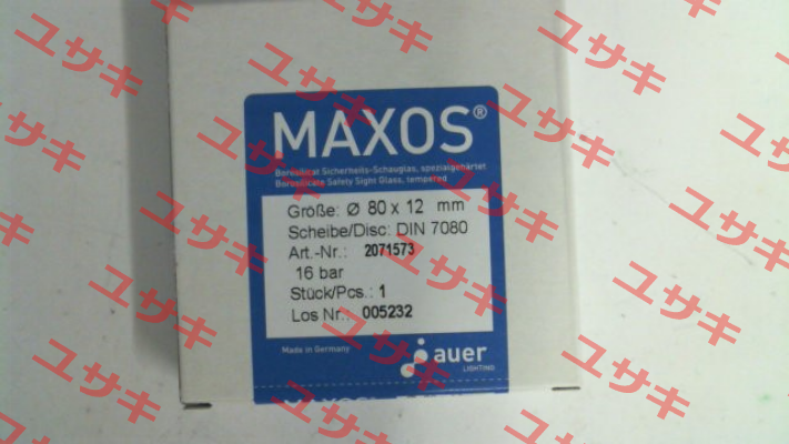 P/N: 2071573, Type: DIN 7080 - 80x12mm Maxos