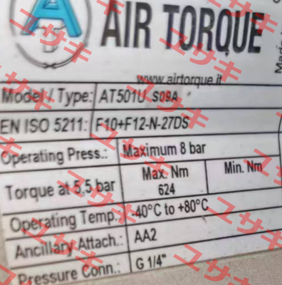 B10- AT501US09AF10+F12 27DS-000 Air Torque