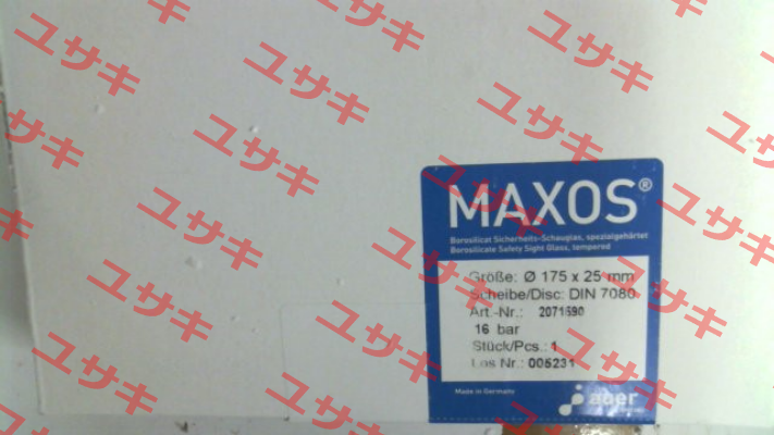 DIN 7080 175 x 25 mm Maxos